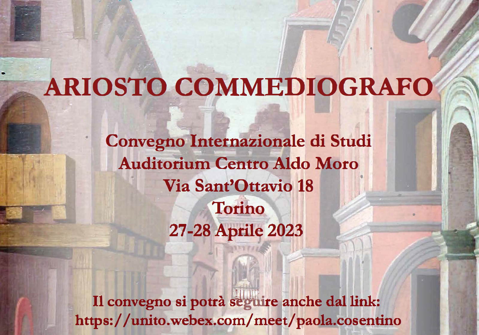 Convegno internazionale di studi &quot;Ariosto commediografo&quot;